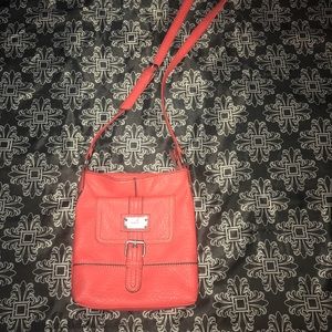 Nine West orange cross body purse/bag